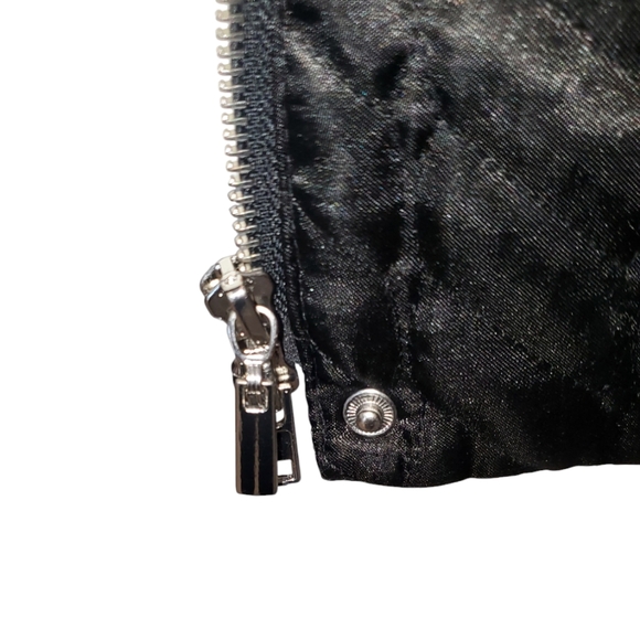 White House Black Market Women's Size Medium Quilted Black Puffer Vest - Picture 4 of 9